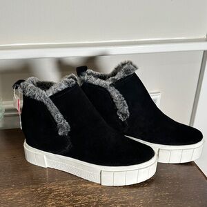 Dolce Vita Leather Platform Zanza slip ons